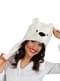 Boné de Urso Polar com Orelhas