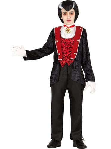 Fato de Conde Vampiro para menino