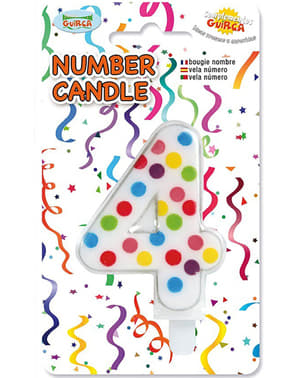 № 4 Конфетна свещ за рожден ден