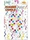 Bougie d'Anniversaire Confetti Chiffre 6