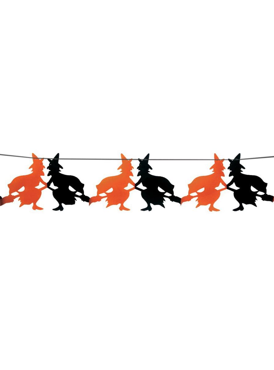 Halloween Hexen Girlande 23 x 300 cm