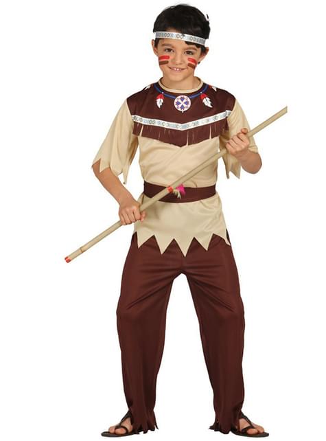 boys cherokee indian costume