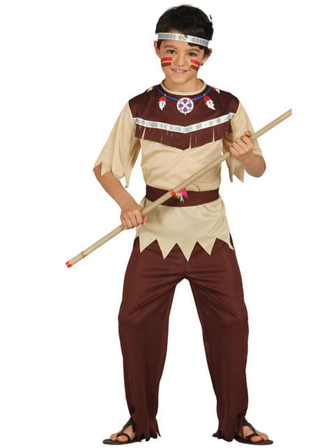 Sherokee indianer kostyme gutt
