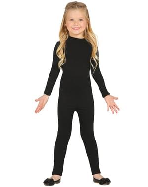 子供の黒のレオタード