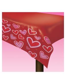 Tablecloth hearts Valentine's day