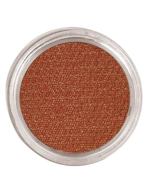 Trucco ad acqua colore marrone