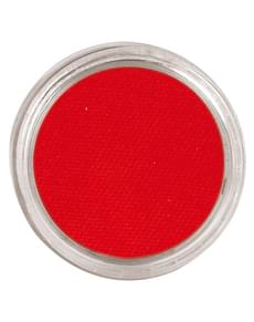 Trucco ad acqua colore rosso