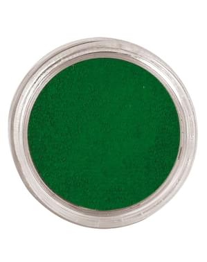 Maquillage à l'eau vert