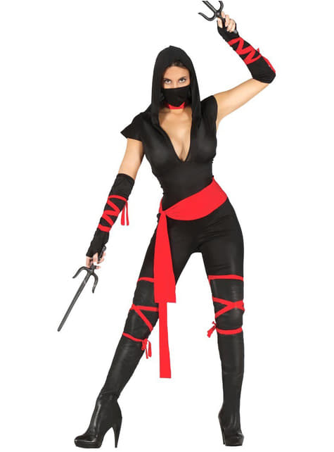 Ninja Kostüm für Damen