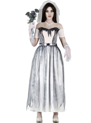 Disfraz de novia fantasma para mujer