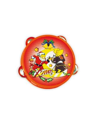 Pandeireta natalícia trenó