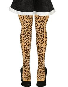 Collants de leopardo