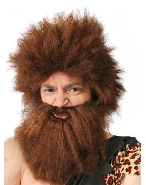 Neanderthal Wig with Beard