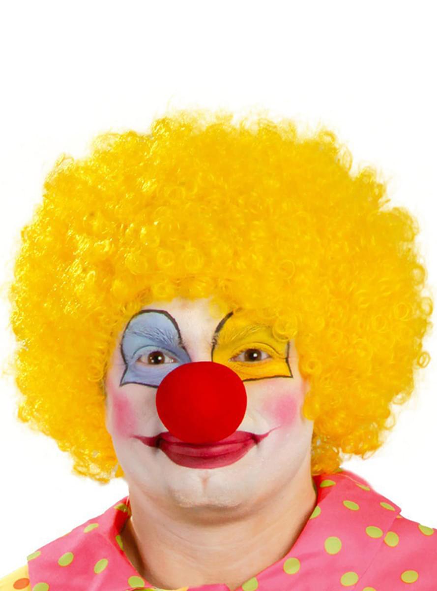 Mens Yellow Clown Wig