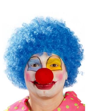 Perruque de clown bleue pour homme