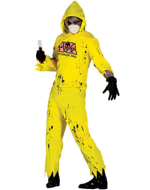 Costum de zombie radioactiv pentru adult