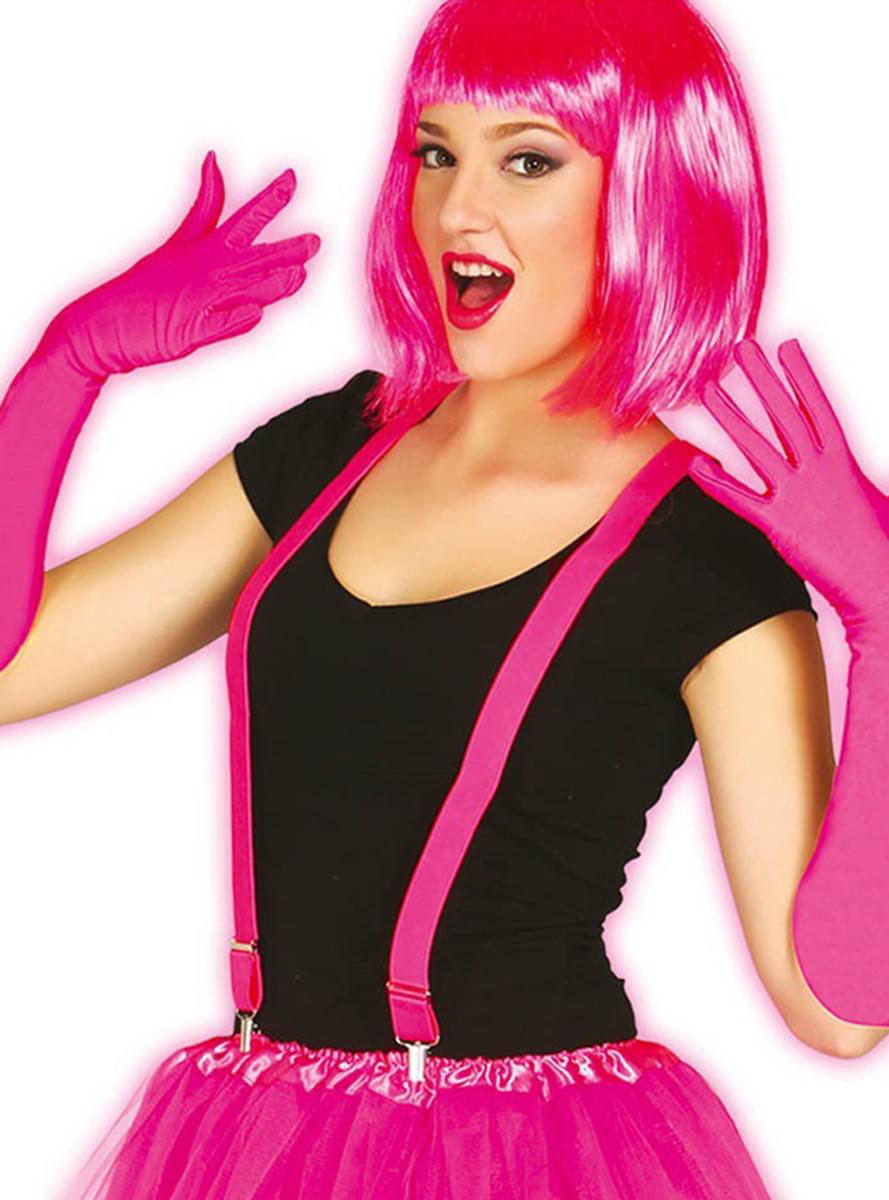 Neon Fuchsia Braces