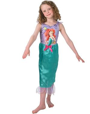 Fato de Ariel conto para menina