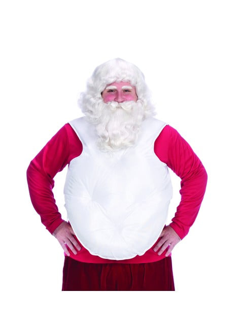 Weißer Bauch für Weihnachtsmann