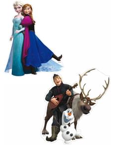 Set of Frozen character mini figures