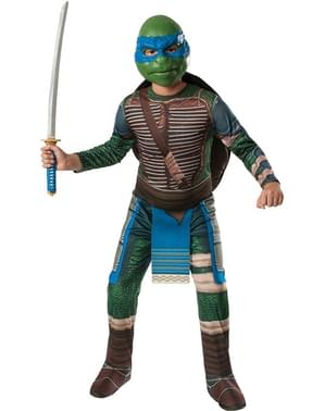 Leonardo Ninja Turtles Bir çocuk için film kostümü