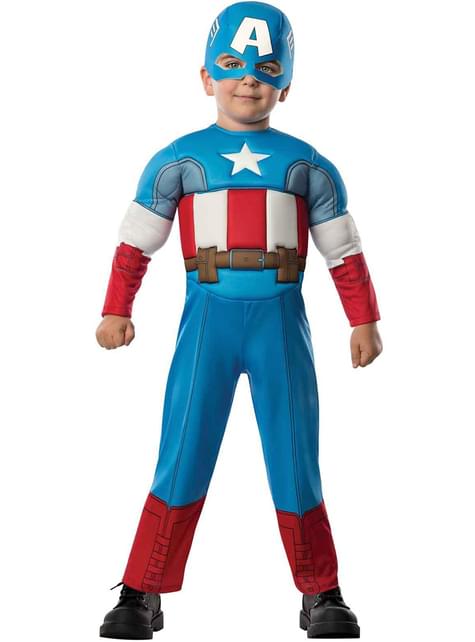 Tenue de déguisement - Bleu vif/Captain America - ENFANT