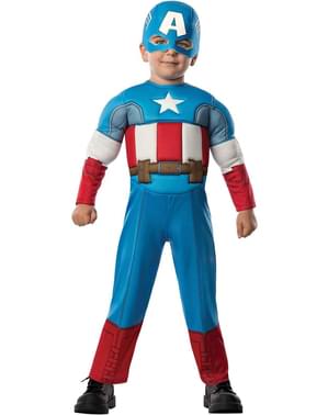 Captain America Avengers Assemble Kostyme til Småbarn