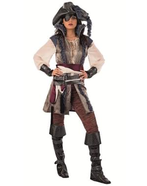Disfraz de pirata corsaria deluxe