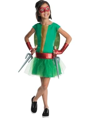 Disfraz de Raphael Tortugas ninja deluxe para niña