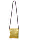 Bolso con lentejuelas doradas para mujer
