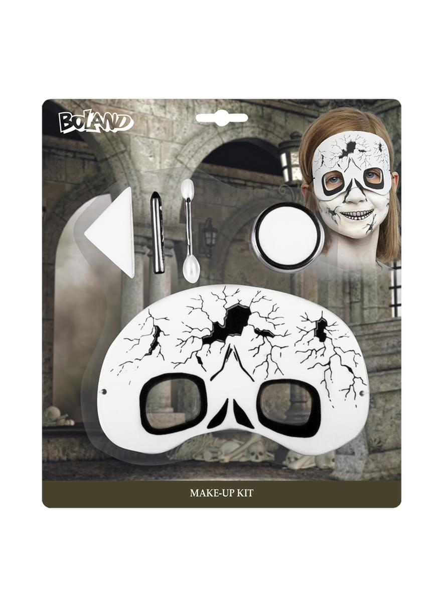 Ghost Makeup and Eye Mask for Kids. The coolest Funidelia