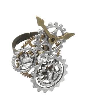 Anello Steampunk con roulette