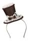 Steampunk mini top hat for women