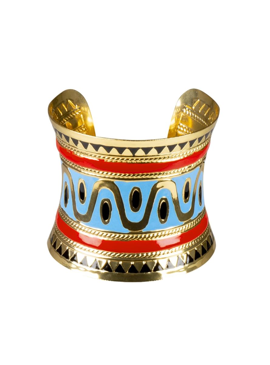 Cleopatra bracelet with egyptian drawings