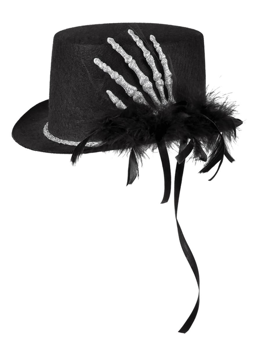 Sombrero con mano di scheletro