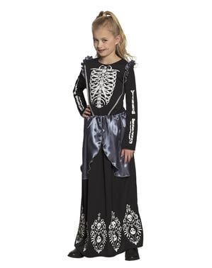 Skeleton costume for girls