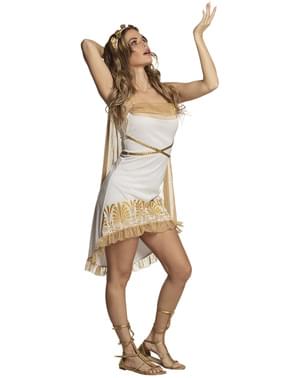 Kadınlar için seksi altın Yunan kadın kostümü