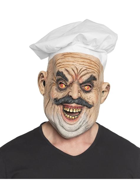 teuflische chefkoch maske fur erwachsene 24h versand funidelia