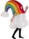 Maskeraddräkt regnbåge uppblåsbar för vuxen
