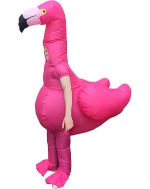 Çocuklar için şişme flamingo kostümü