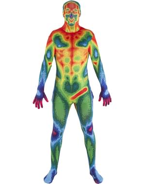Morphsuit kostým mapa teploty