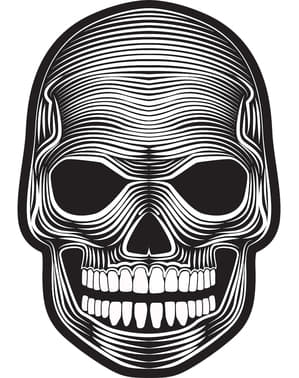 Світловий скелет маска для дорослих
