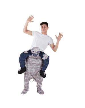 Fato às costas de múmia para adulto