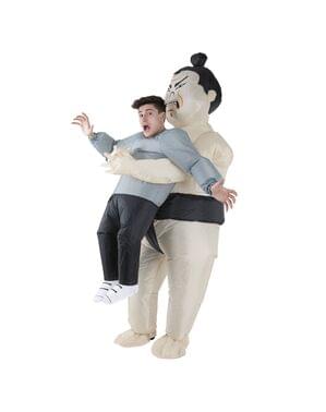 Déguisement lutteur sumo gonflable Pick Me Up adulte