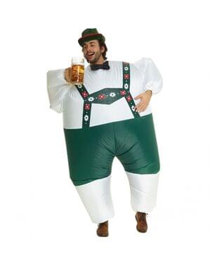 Yetişkinler için şişme Alman Oktoberfest kostümü