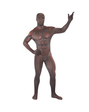 Bronz heykel Morphsuit kostüm