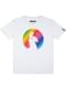 White Fortnite Rainbow Llama T-Shirt 