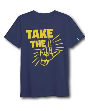 T-shirt Dab Dance azul para adulto - Fortnite
