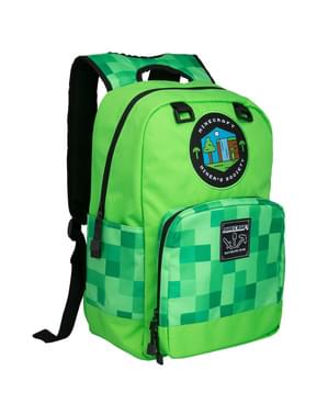 Groene Minecraft Miner's Society rugzak