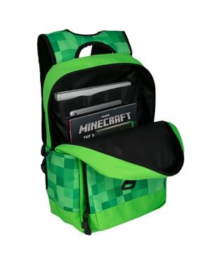 Groene Minecraft Miner's Society rugzak